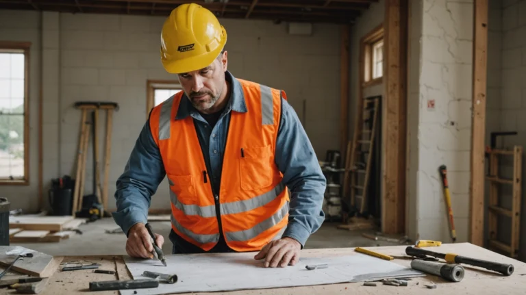 Commercial contractor on job site in Allentown, PA