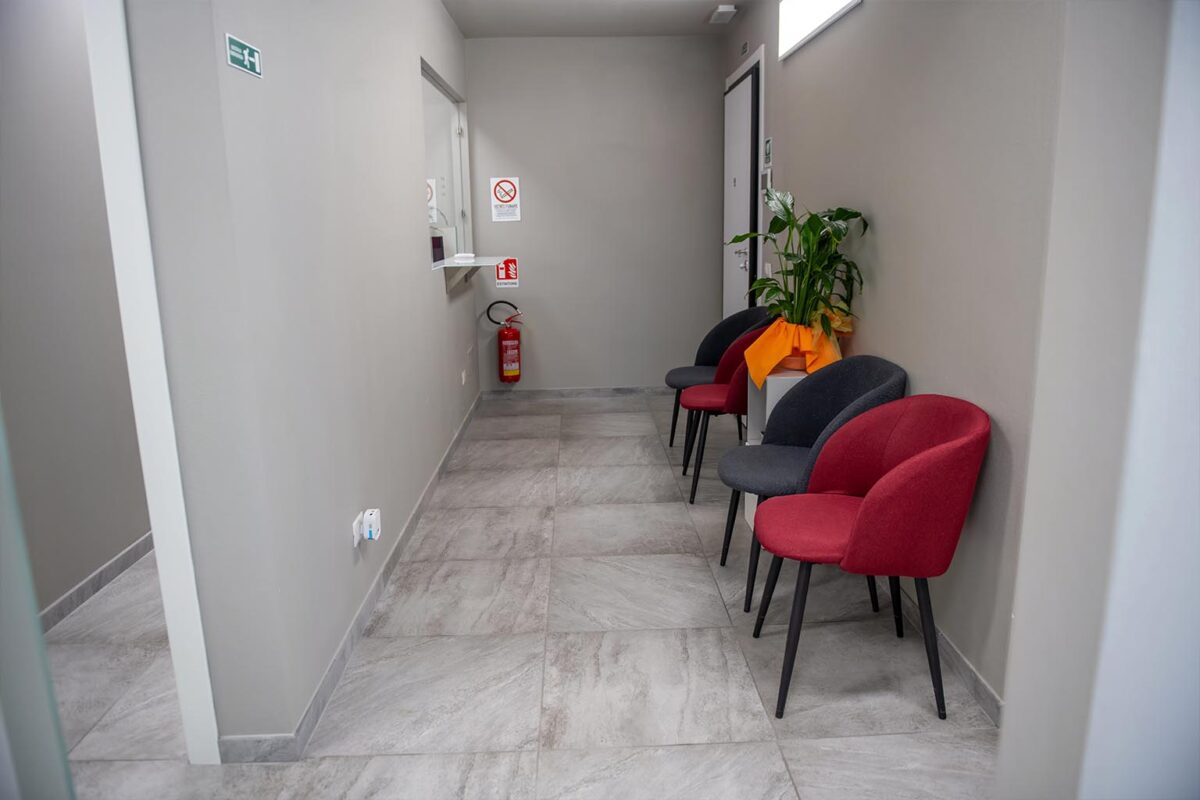 medical office waiting area