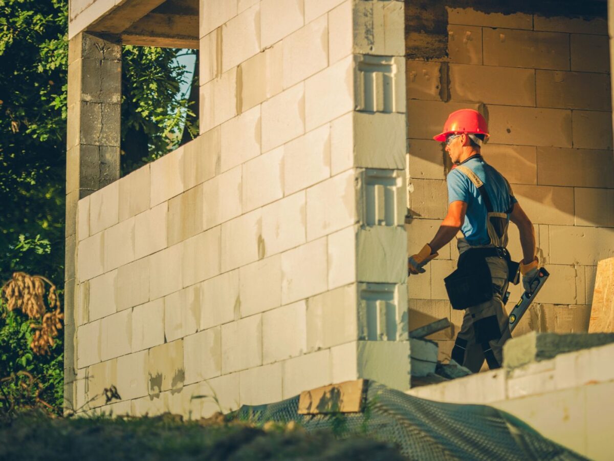 Home Builder working on a site in Lehigh Valley