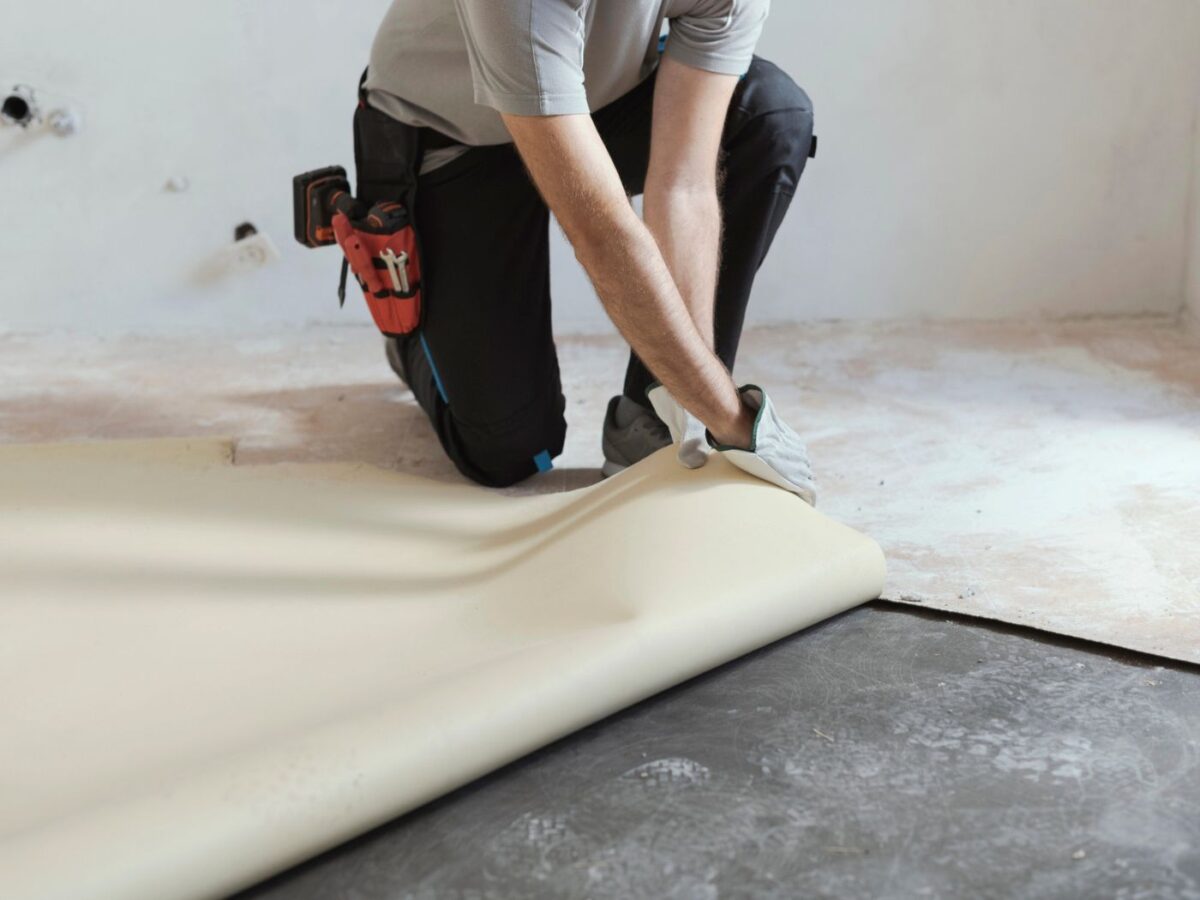 Contractor performing a home renovation in Easton, PA